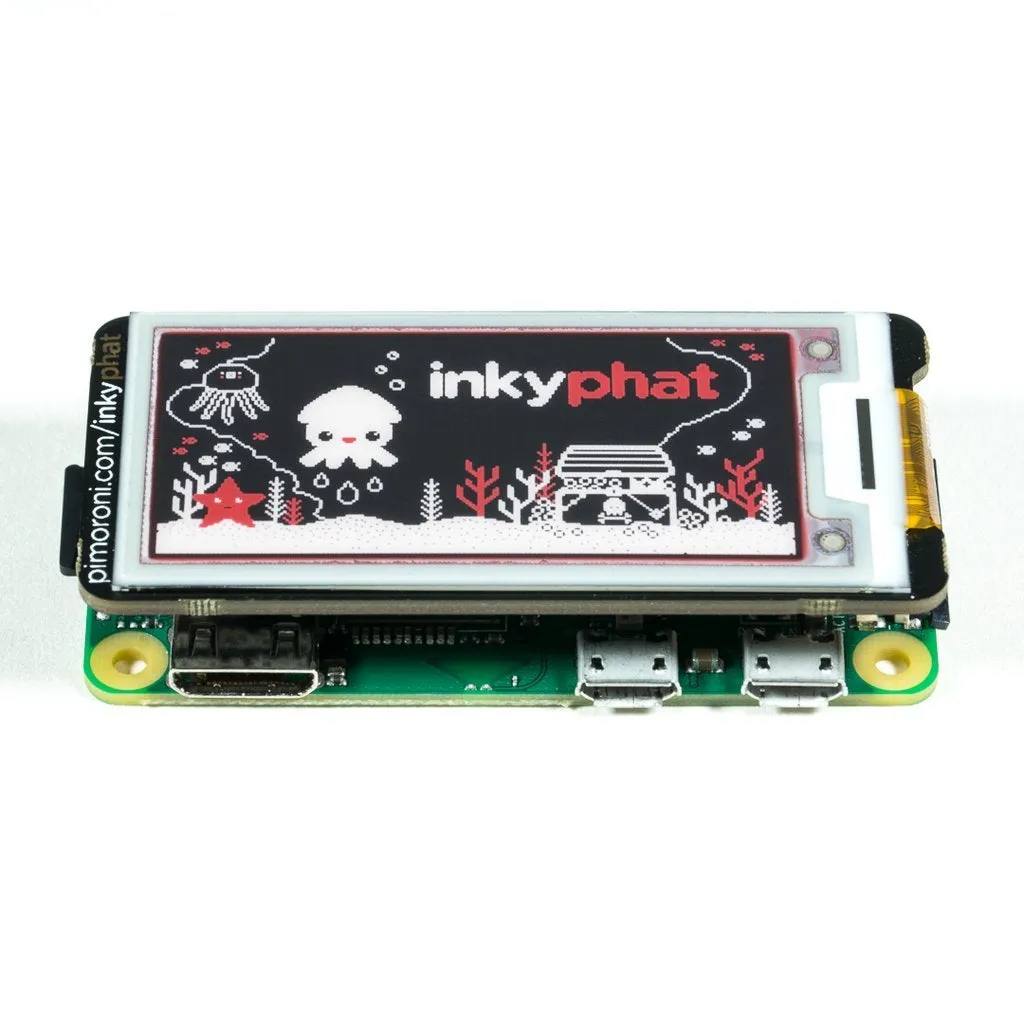 Pimoroni Inky pHAT (ePaper/eInk/EPD)