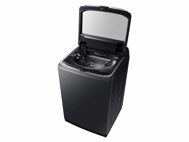 Samsung WA54M8750AV 5.4 cu. ft. Top Load Smart Washer with Integrated Touch Controls and activewash™ in Black Stainless Steel