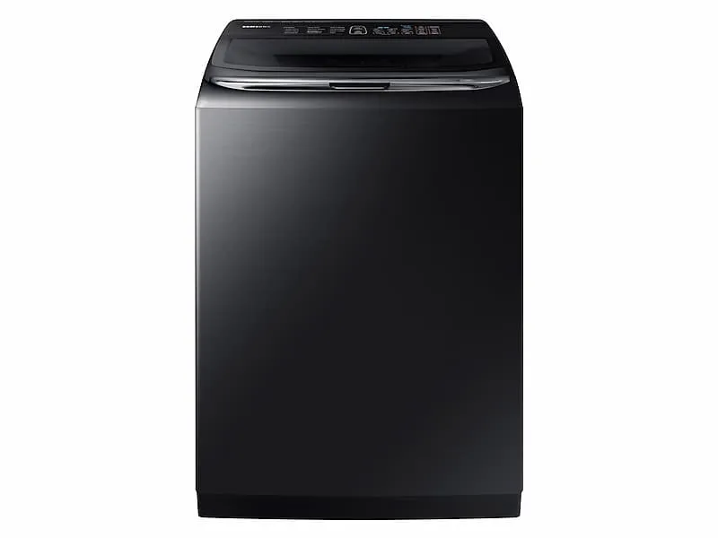 Samsung WA54M8750AV 5.4 cu. ft. Top Load Smart Washer with Integrated Touch Controls and activewash™ in Black Stainless Steel