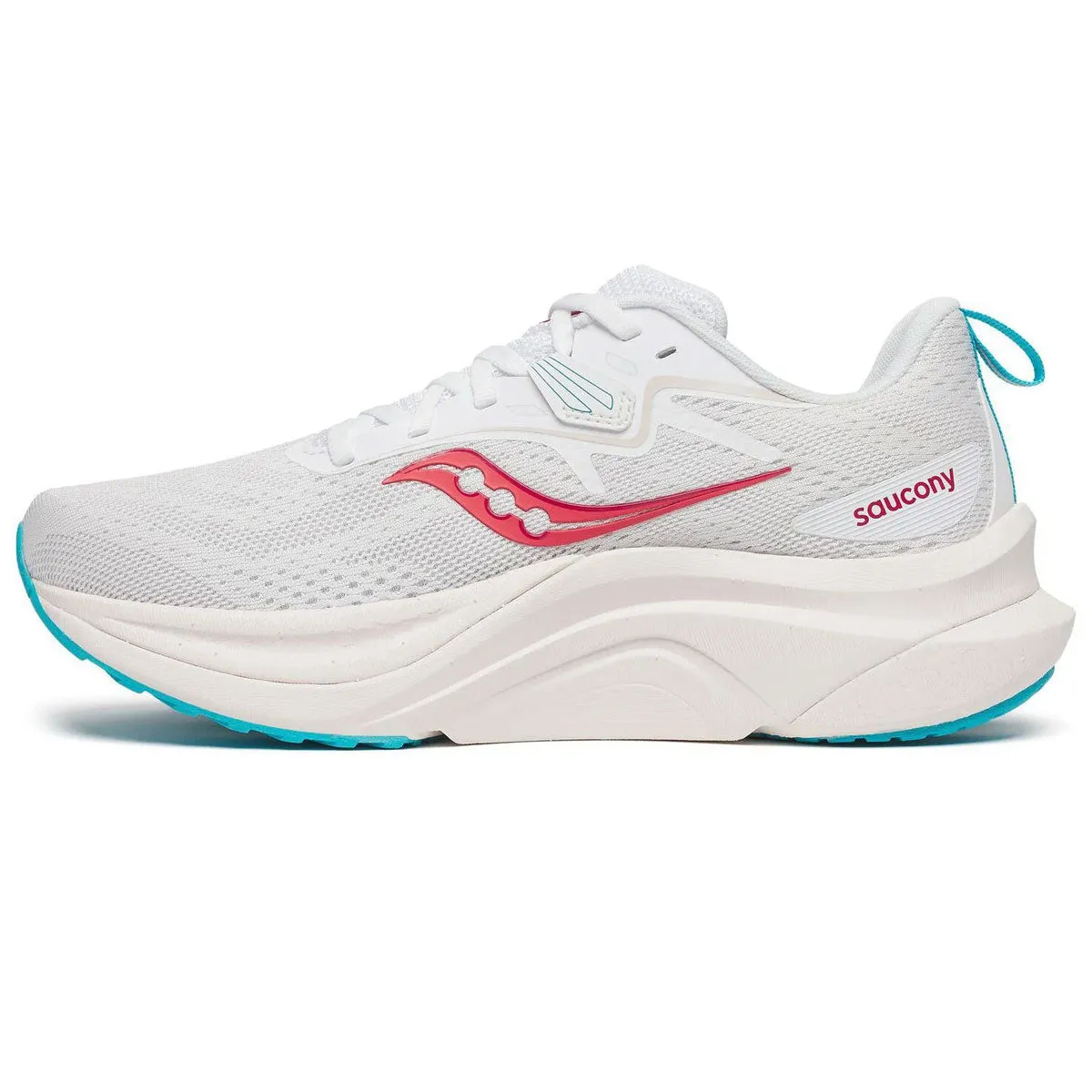 Saucony Tempus 2 Running Shoes - Womens - White/Cayenne