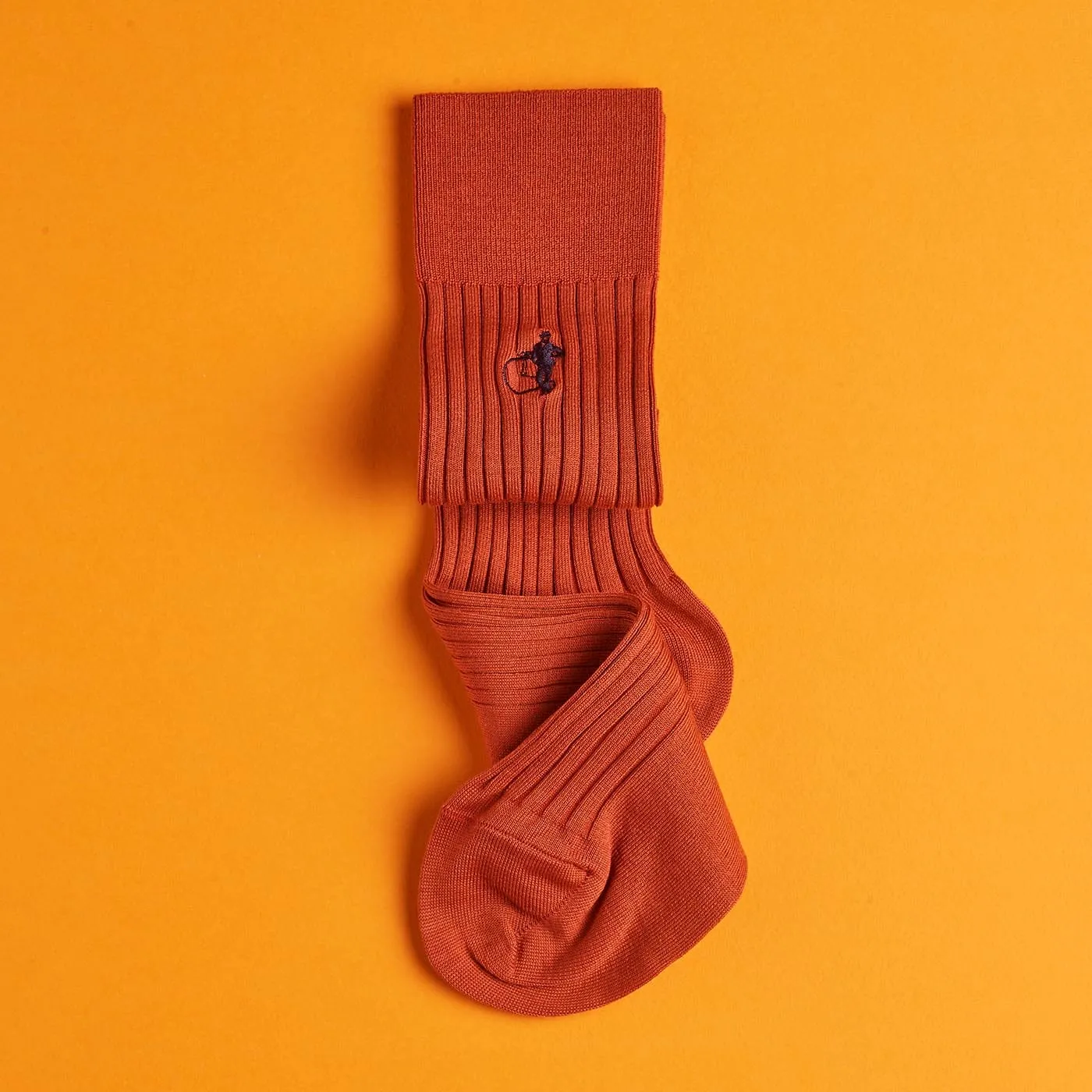 Simply Sartorial Socks - Rust