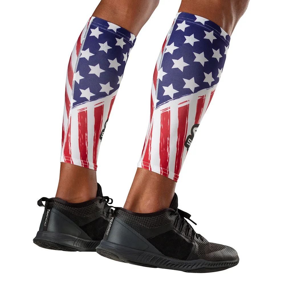 Stars & Stripes Showtime Compression Calf Sleeves