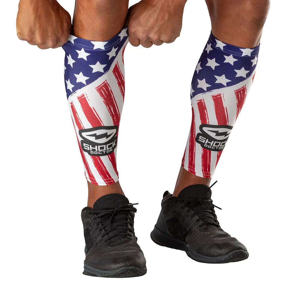 Stars & Stripes Showtime Compression Calf Sleeves