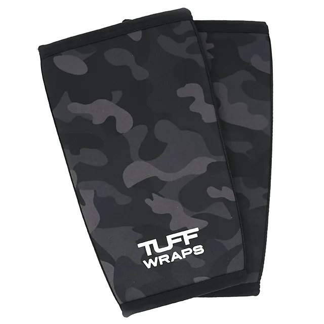 TUFF 7mm Competition Knee Sleeves (Black Camo)