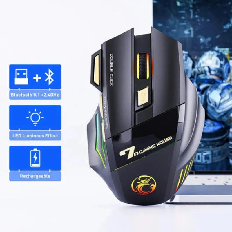 Wireless Gaming Mouse USB IMICE GW-X7 3200DPI Dual